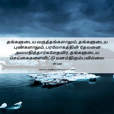 Picture 06 - வெளிப்படுத்தின விசேஷம் 16:11 TAMIRV - தங்களுடைய - Bible Verse Picture