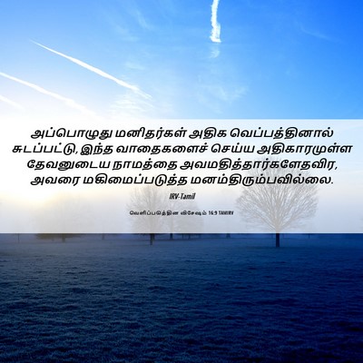 Picture 06 - வெளிப்படுத்தின விசேஷம் 16:9 TAMIRV - அப்பொழுது - Bible Verse Picture