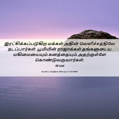 Picture 06 - வெளிப்படுத்தின விசேஷம் 21:24 TAMIRV -  - Bible Verse Picture