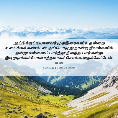 Picture 06 - வெளிப்படுத்தின விசேஷம் 6:1 TAMIRV -  - Bible Verse Picture