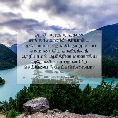 Picture 07 - 1 இராஜாக்கள் 1:11 TAMIRV - அப்பொழுது - Bible Verse Picture