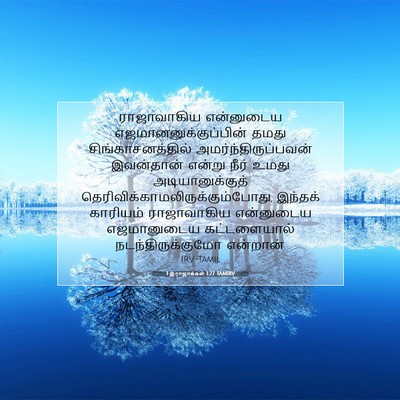 Picture 07 - 1 இராஜாக்கள் 1:27 TAMIRV - ராஜாவாகிய - Bible Verse Picture