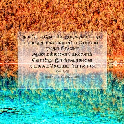 Picture 07 - 1 இராஜாக்கள் 11:15 TAMIRV - தாவீது ஏதோமில் - Bible Verse Picture