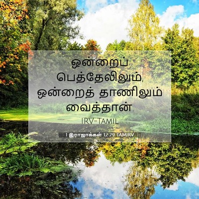 Picture 07 - 1 இராஜாக்கள் 12:29 TAMIRV - ஒன்றைப் - Bible Verse Picture