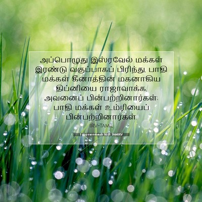 Picture 07 - 1 இராஜாக்கள் 16:21 TAMIRV - அப்பொழுது - Bible Verse Picture