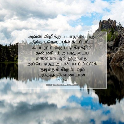 Picture 07 - 1 இராஜாக்கள் 19:6 TAMIRV - அவன் விழித்துப் - Bible Verse Picture