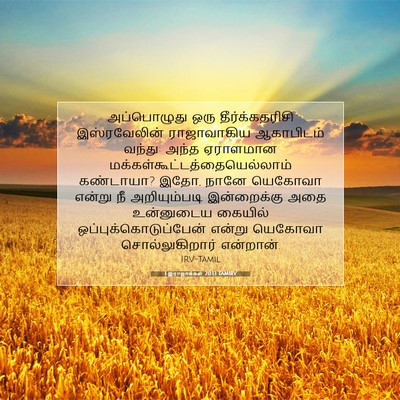 Picture 07 - 1 இராஜாக்கள் 20:13 TAMIRV - அப்பொழுது ஒரு - Bible Verse Picture