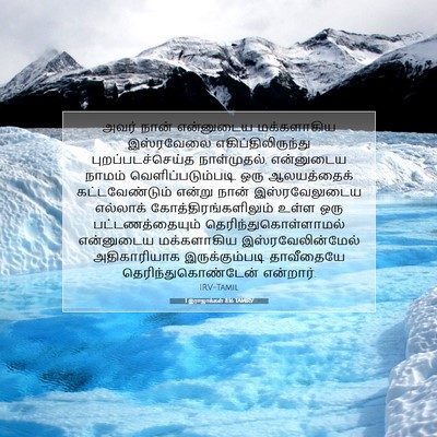Picture 07 - 1 இராஜாக்கள் 8:16 TAMIRV - அவர் நான் - Bible Verse Picture