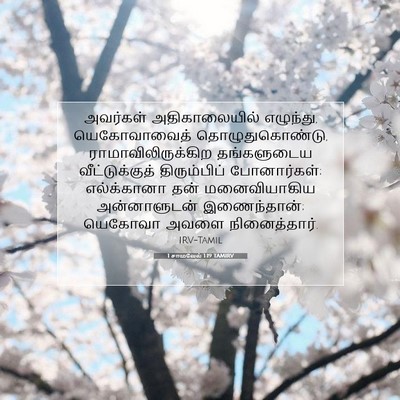 Picture 07 - 1 சாமுவேல் 1:19 TAMIRV - அவர்கள் - Bible Verse Picture