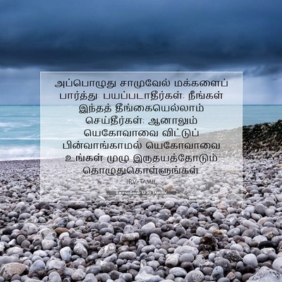 Picture 07 - 1 சாமுவேல் 12:20 TAMIRV - அப்பொழுது - Bible Verse Picture