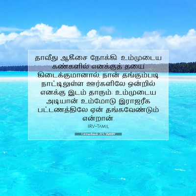 Picture 07 - 1 சாமுவேல் 27:5 TAMIRV - தாவீது ஆகீசை - Bible Verse Picture