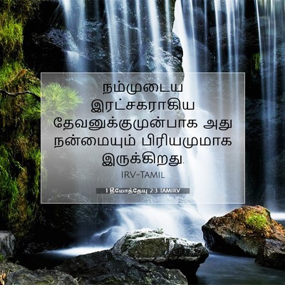 Picture 07 - 1 தீமோத்தேயு 2:3 TAMIRV - நம்முடைய - Bible Verse Picture