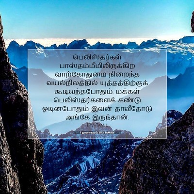 Picture 07 - 1 நாளாகமம் 11:13 TAMIRV - பெலிஸ்தர்கள் - Bible Verse Picture