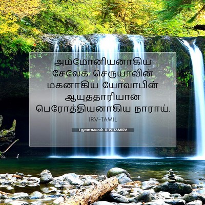 Picture 07 - 1 நாளாகமம் 11:39 TAMIRV - அம்மோனியனாகிய - Bible Verse Picture