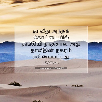 Picture 07 - 1 நாளாகமம் 11:7 TAMIRV - தாவீது அந்தக் - Bible Verse Picture