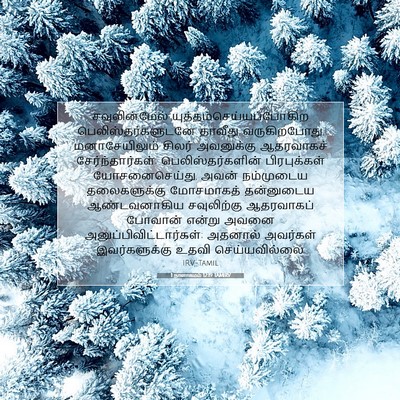 Picture 07 - 1 நாளாகமம் 12:19 TAMIRV - சவுலின்மேல் - Bible Verse Picture