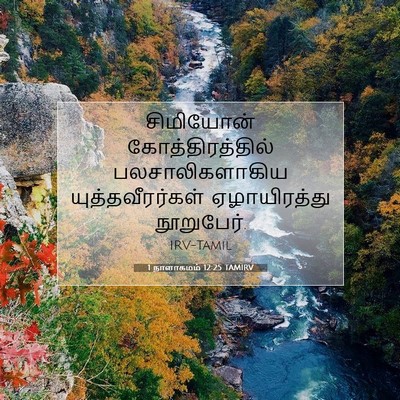 Picture 07 - 1 நாளாகமம் 12:25 TAMIRV - சிமியோன் - Bible Verse Picture