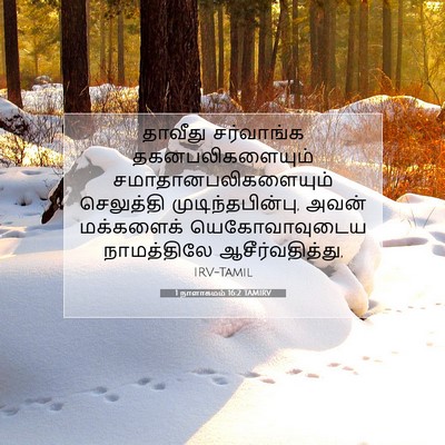 Picture 07 - 1 நாளாகமம் 16:2 TAMIRV - தாவீது சர்வாங்க - Bible Verse Picture