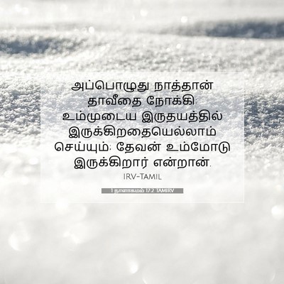 Picture 07 - 1 நாளாகமம் 17:2 TAMIRV - அப்பொழுது - Bible Verse Picture
