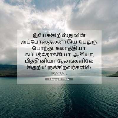 Picture 07 - 1 பேதுரு 1:1 TAMIRV -  - Bible Verse Picture