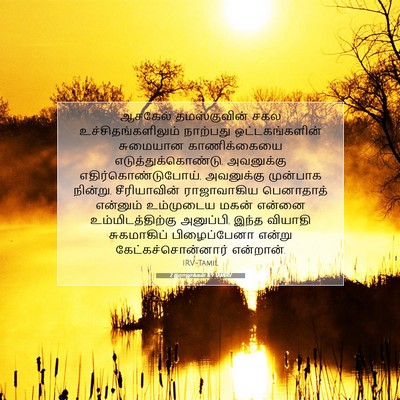 Picture 07 - 2 இராஜாக்கள் 8:9 TAMIRV - ஆசகேல் தமஸ்குவின் - Bible Verse Picture