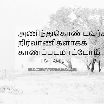 Picture 07 - 2 கொரிந்தியர் 5:3 TAMIRV -  - Bible Verse Picture
