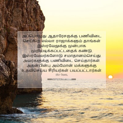 Picture 07 - 2 சாமுவேல் 10:19 TAMIRV - அப்பொழுது - Bible Verse Picture