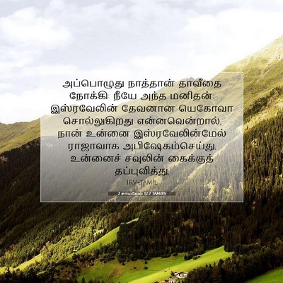 Picture 07 - 2 சாமுவேல் 12:7 TAMIRV - அப்பொழுது - Bible Verse Picture