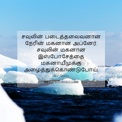 Picture 07 - 2 சாமுவேல் 2:8 TAMIRV - சவுலின் - Bible Verse Picture