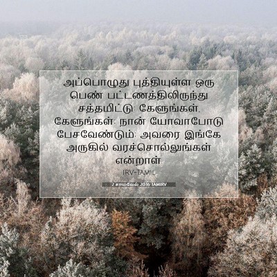 Picture 07 - 2 சாமுவேல் 20:16 TAMIRV - அப்பொழுது - Bible Verse Picture