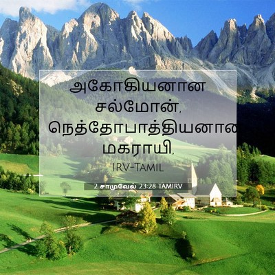 Picture 07 - 2 சாமுவேல் 23:28 TAMIRV - அகோகியனான - Bible Verse Picture
