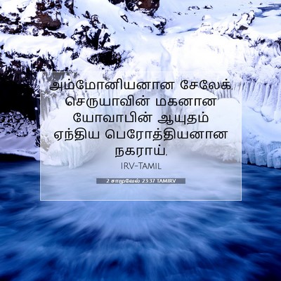 Picture 07 - 2 சாமுவேல் 23:37 TAMIRV - அம்மோனியனான - Bible Verse Picture