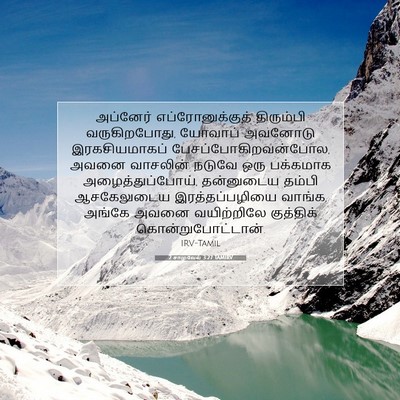 Picture 07 - 2 சாமுவேல் 3:27 TAMIRV - அப்னேர் - Bible Verse Picture