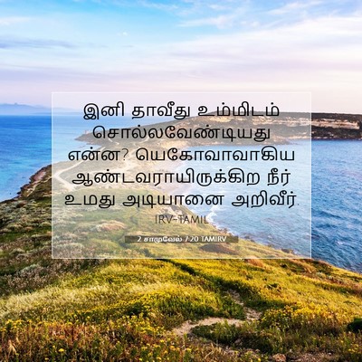 Picture 07 - 2 சாமுவேல் 7:20 TAMIRV - இனி தாவீது - Bible Verse Picture