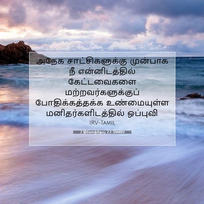 Picture 07 - 2 தீமோத்தேயு 2:2 TAMIRV - அநேக - Bible Verse Picture