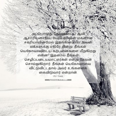 Picture 07 - 2 நாளாகமம் 24:20 TAMIRV - அப்பொழுது - Bible Verse Picture