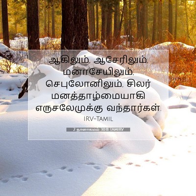 Picture 07 - 2 நாளாகமம் 30:11 TAMIRV - ஆகிலும், - Bible Verse Picture