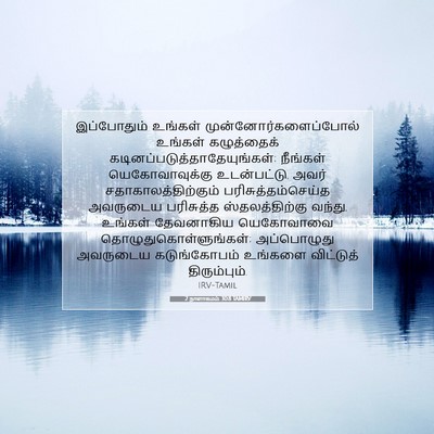 Picture 07 - 2 நாளாகமம் 30:8 TAMIRV - இப்போதும் உங்கள் - Bible Verse Picture