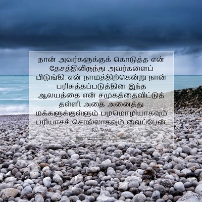 Picture 07 - 2 நாளாகமம் 7:20 TAMIRV - நான் - Bible Verse Picture