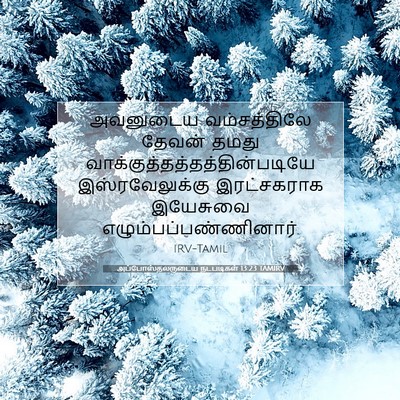 Picture 07 - அப்போஸ்தலருடைய நடபடிகள் 13:23 TAMIRV - அவனுடைய - Bible Verse Picture