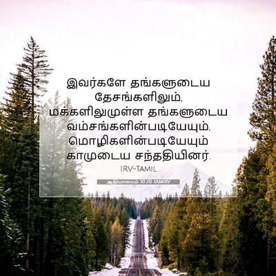 Picture 07 - ஆதியாகமம் 10:20 TAMIRV - இவர்களே தங்களுடைய - Bible Verse Picture