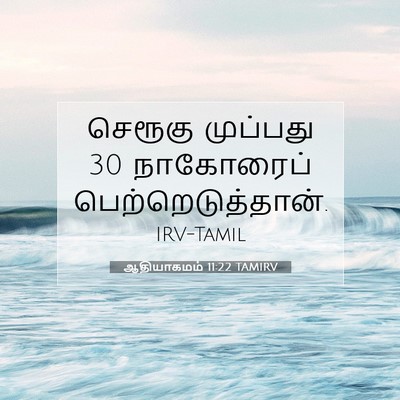 Picture 07 - ஆதியாகமம் 11:22 TAMIRV - செரூகு முப்பது 30 - Bible Verse Picture