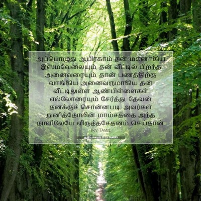 Picture 07 - ஆதியாகமம் 17:23 TAMIRV - அப்பொழுது - Bible Verse Picture