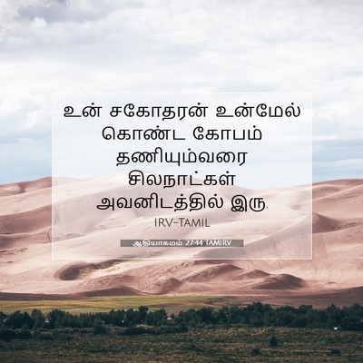 Picture 07 - ஆதியாகமம் 27:44 TAMIRV - உன் சகோதரன் - Bible Verse Picture