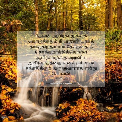 Picture 07 - ஆதியாகமம் 28:4 TAMIRV - தேவன் - Bible Verse Picture