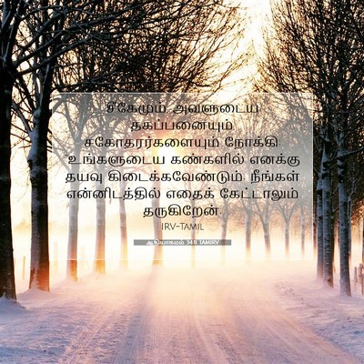 Picture 07 - ஆதியாகமம் 34:11 TAMIRV - சீகேமும், அவளுடைய - Bible Verse Picture