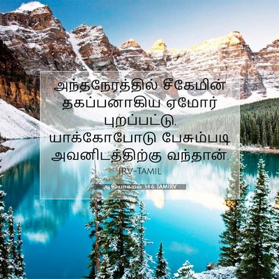 Picture 07 - ஆதியாகமம் 34:6 TAMIRV - அந்தநேரத்தில் - Bible Verse Picture