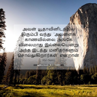 Picture 07 - ஆதியாகமம் 38:22 TAMIRV - அவன் - Bible Verse Picture