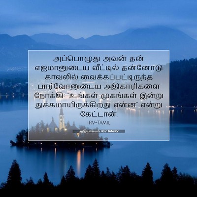 Picture 07 - ஆதியாகமம் 40:7 TAMIRV - அப்பொழுது அவன் - Bible Verse Picture