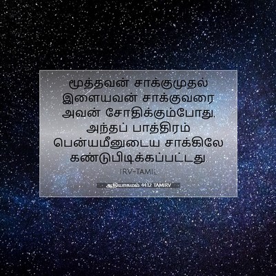 Picture 07 - ஆதியாகமம் 44:12 TAMIRV - மூத்தவன் - Bible Verse Picture
